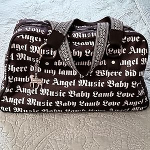 L.A.M.B GWEN STEFANI LESPORTSAC WEEKENDER RARE GUITARSTRAP HANDLES